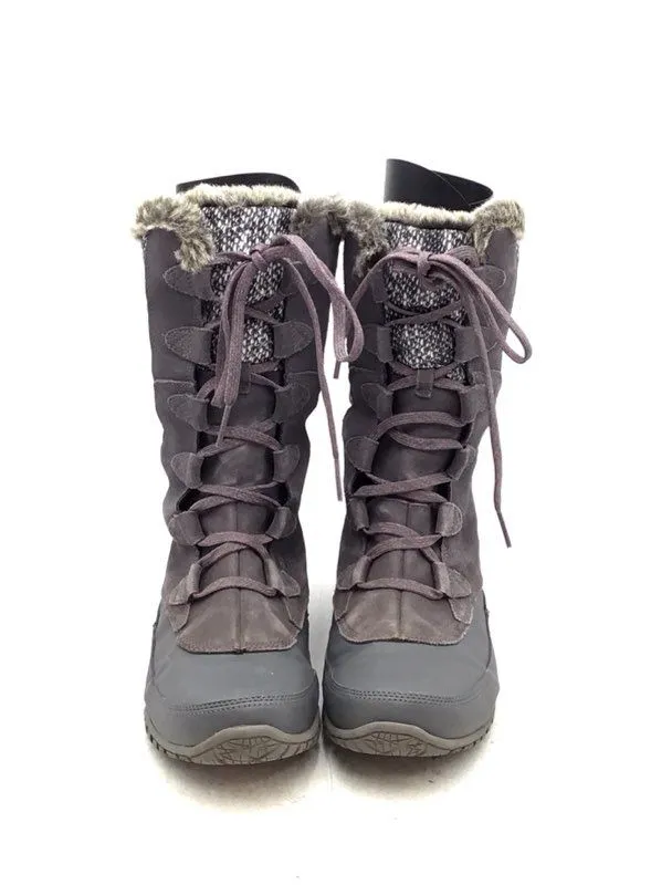 UGG Women's Gray Nuptse Purna NF00A0Z3 NUG Snow Boots - Size 9.5