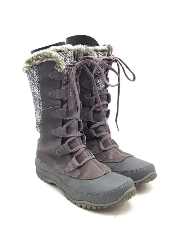 UGG Women's Gray Nuptse Purna NF00A0Z3 NUG Snow Boots - Size 9.5