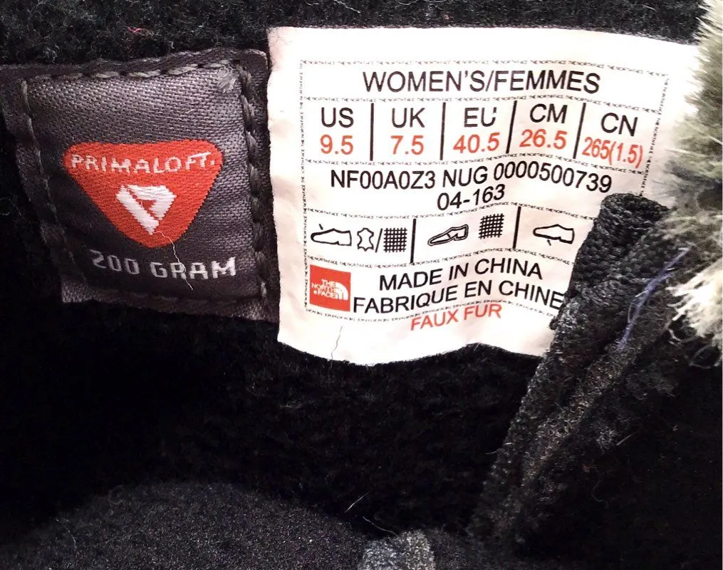 UGG Women's Gray Nuptse Purna NF00A0Z3 NUG Snow Boots - Size 9.5