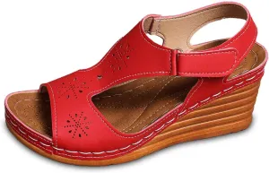 Wedge Sandals Women Closed Toe Comfortable with Massage Function Platform Sandals Wedding Sandals for Women