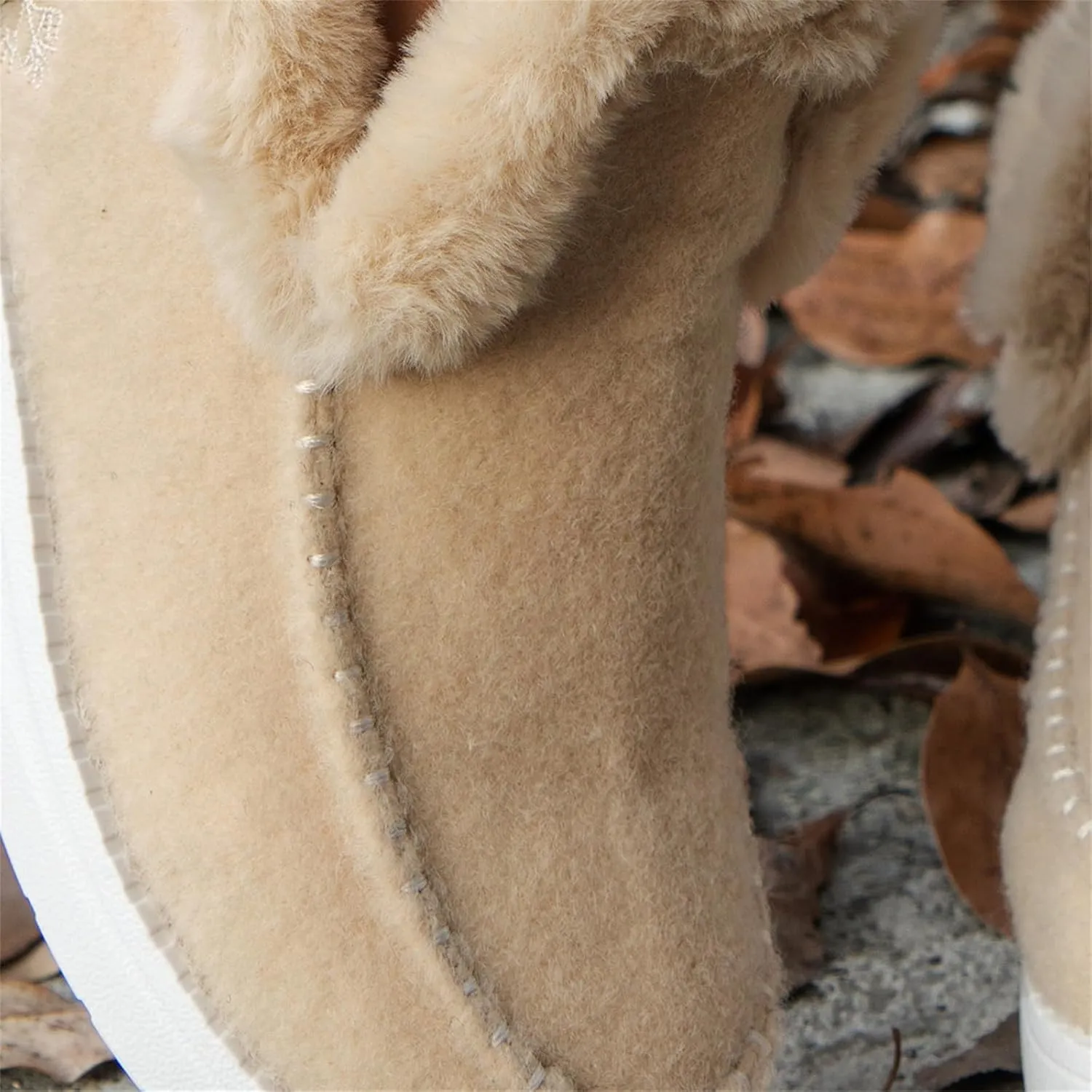 Winter Boots For Women 2024 Dressy Snow Boots Warm Ankle Booties Slip On Fur Lined Comfortable Fashion Loafers Shoes