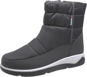 Winter Snow Boots for Women Men Cold Weather Outdoor Waterproof Insulated Faux Fur Elastic Platform Ankle Boots