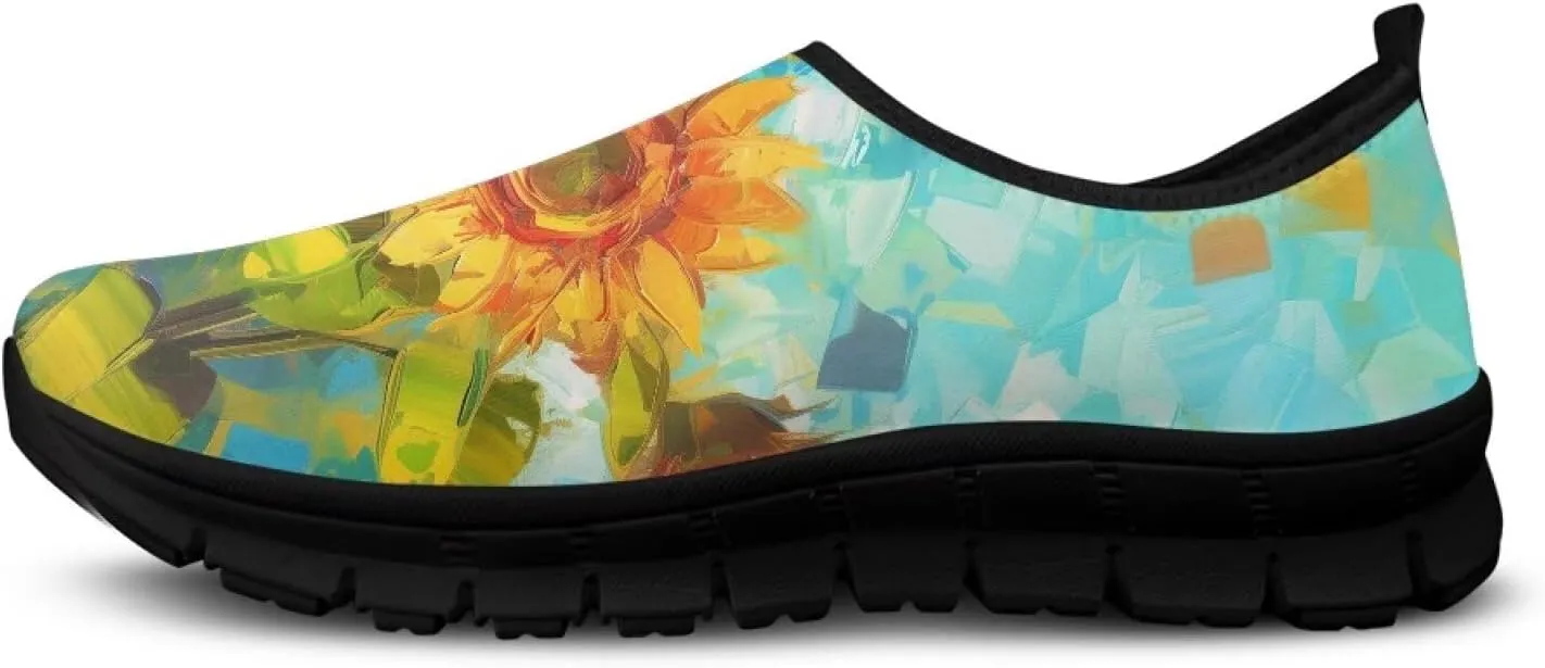 Women Casual Shoes Fashion Walking Sneakers Women's Slip On Sneakers Lightweight Travel Shoes