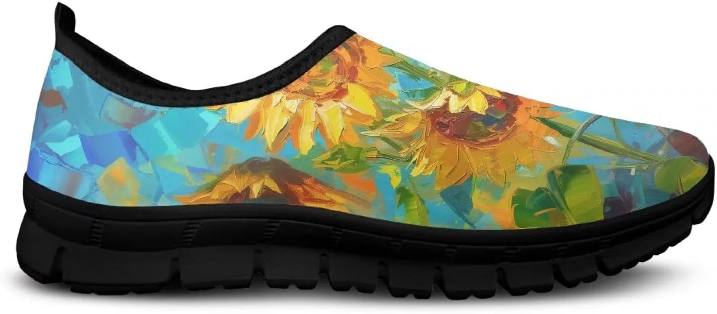 Women Casual Shoes Fashion Walking Sneakers Women's Slip On Sneakers Lightweight Travel Shoes