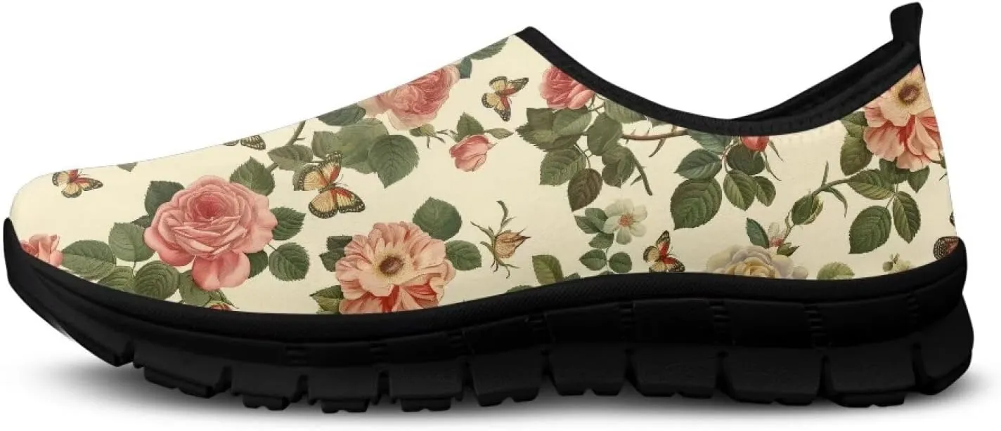 Women Casual Shoes Fashion Walking Sneakers Women's Slip On Sneakers Lightweight Travel Shoes