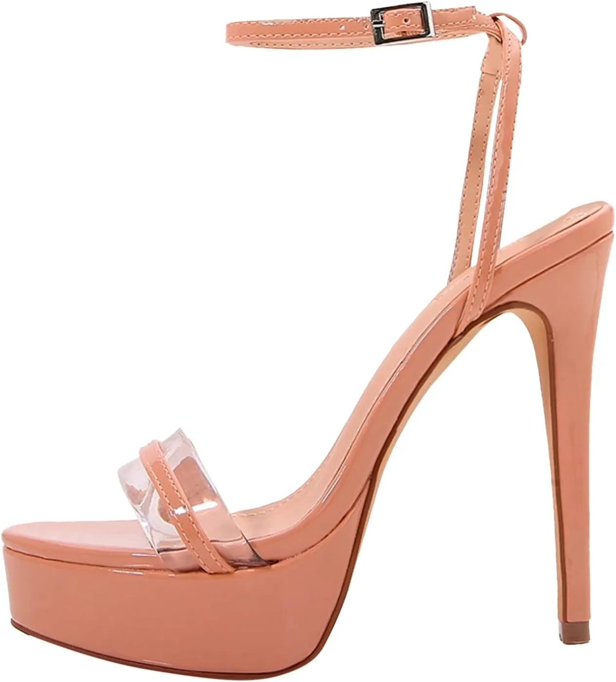 Women Casual Summer Sandals Low Wedge Heel Comfortable Walking Open Toe Elastic Strap Dressy Platform