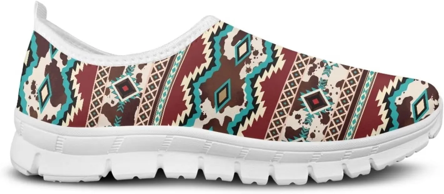 Women Fashion Slip On Sneakers Lightweight Walking Travel Outdoor Shoes for Ladies Slip On Mesh Loafers Flat Casual Shoes