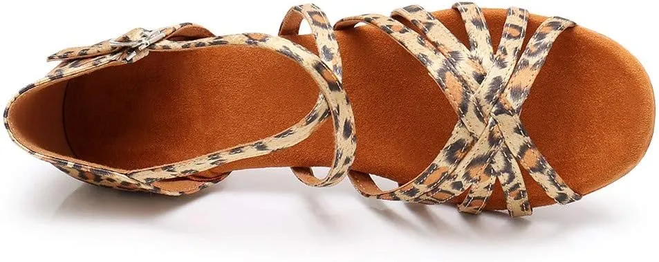 Women Ladies Low Princess Dancing Ballroom Tango Latin Shoes Sandals Women Shoes Size 9 Sandals