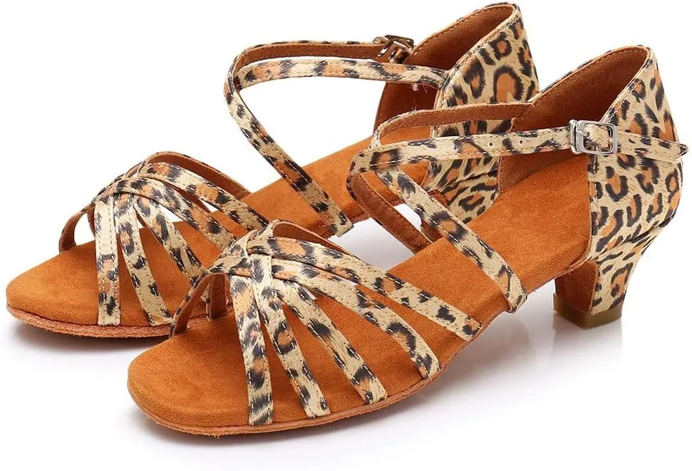 Women Ladies Low Princess Dancing Ballroom Tango Latin Shoes Sandals Women Shoes Size 9 Sandals