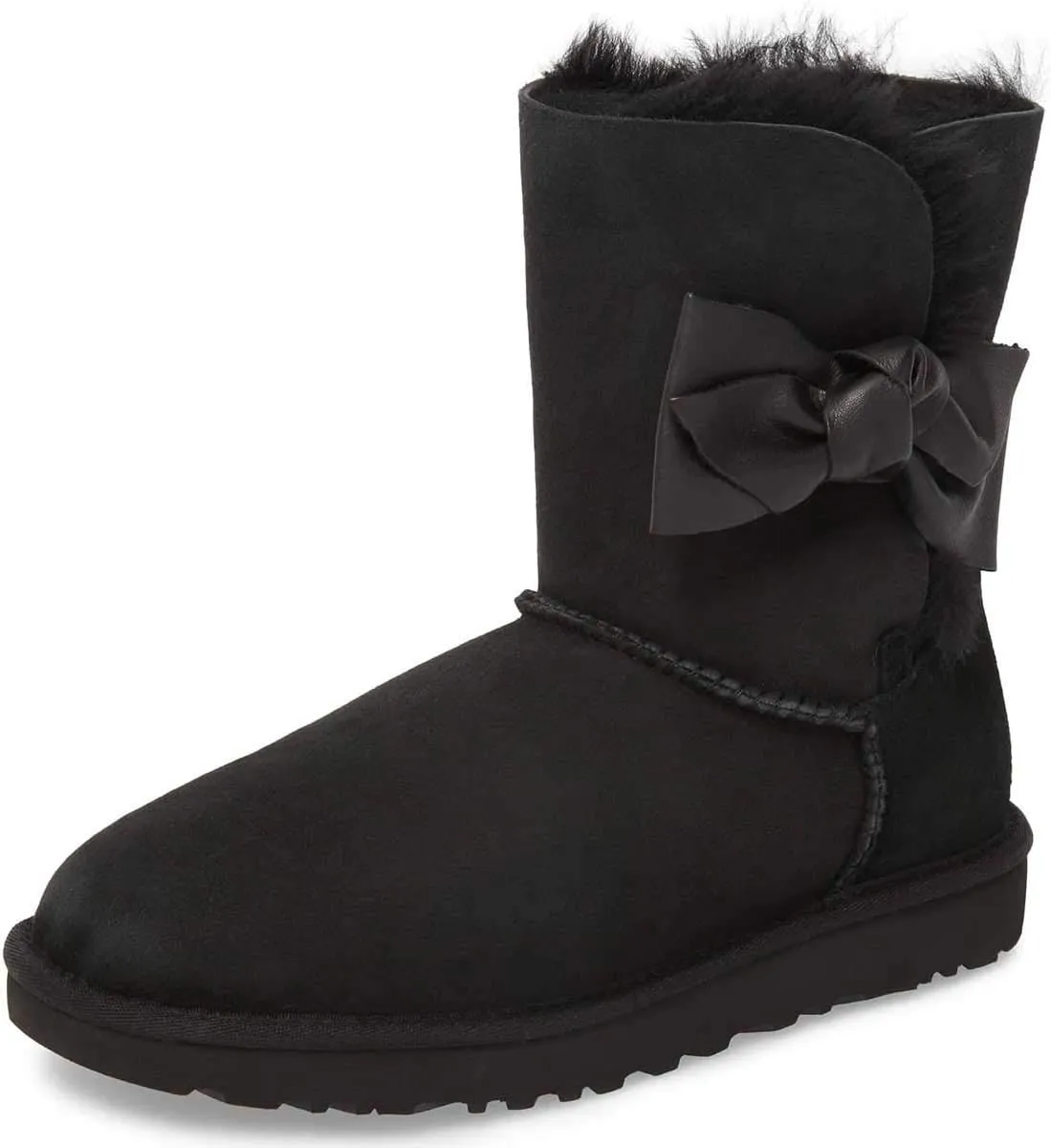 Women Mid Calf Snow Boots Warm Fur Winter Flats Booties Comfortable Casual Shoes Size 4-15 US