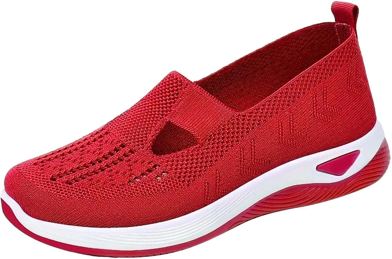Women Walking Shoes Sock Sneakers Slip-On Breath Womens Running Shoes Winter Brown Casual Shoes White Platform Sneakers Tennis Shoe White Loafers
