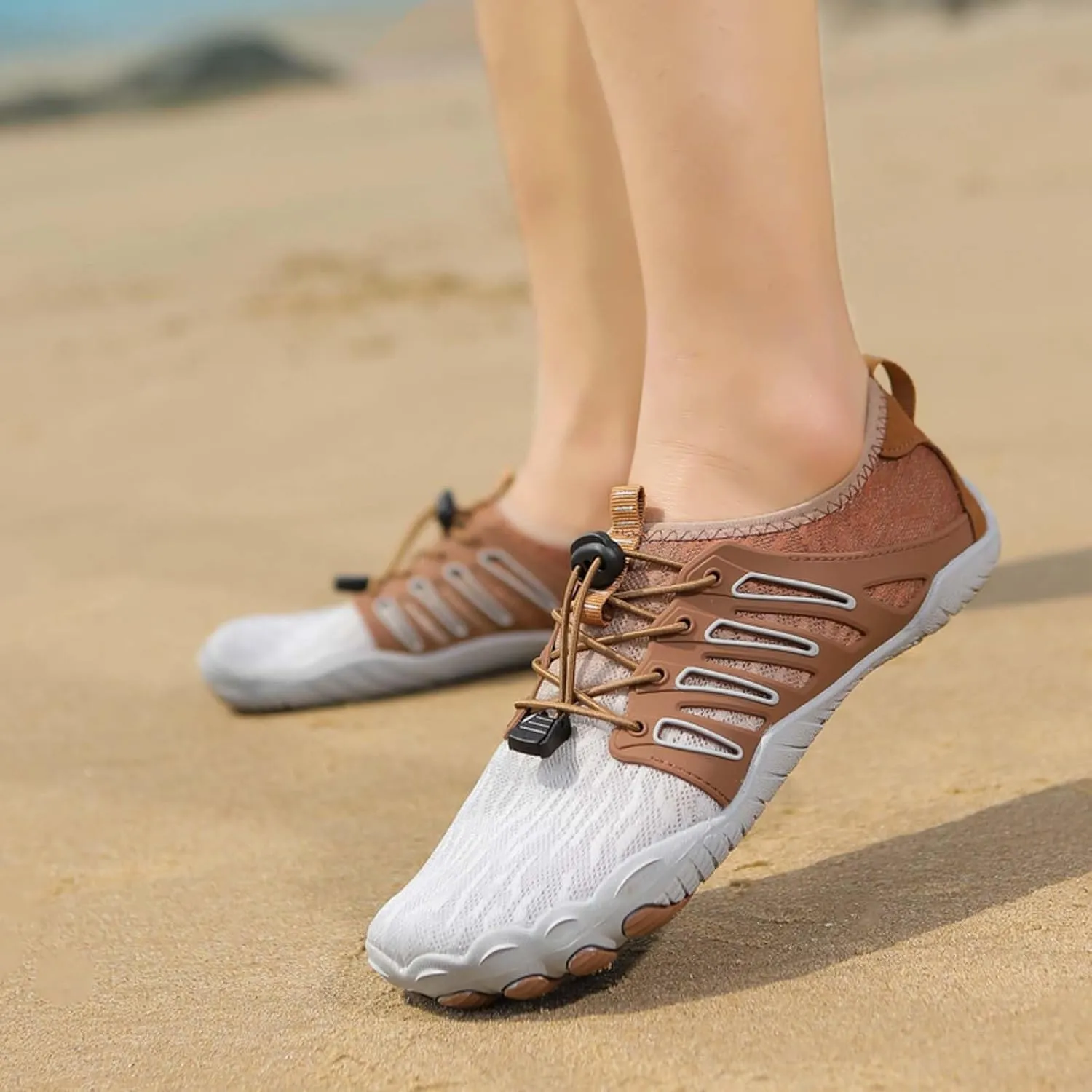 Women's Barefoot Water Shoes Quick-Dry Socks for Beach Swim Surf Yoga Kayak Hiking Outdoor Sports Lightweight Comfortable