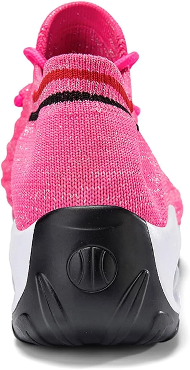 Women's Fashion Fabric Lace Up Solid Color Running Shoes Casual Comfortable Breathable Sneakers No Lace Athletic Shoes Women