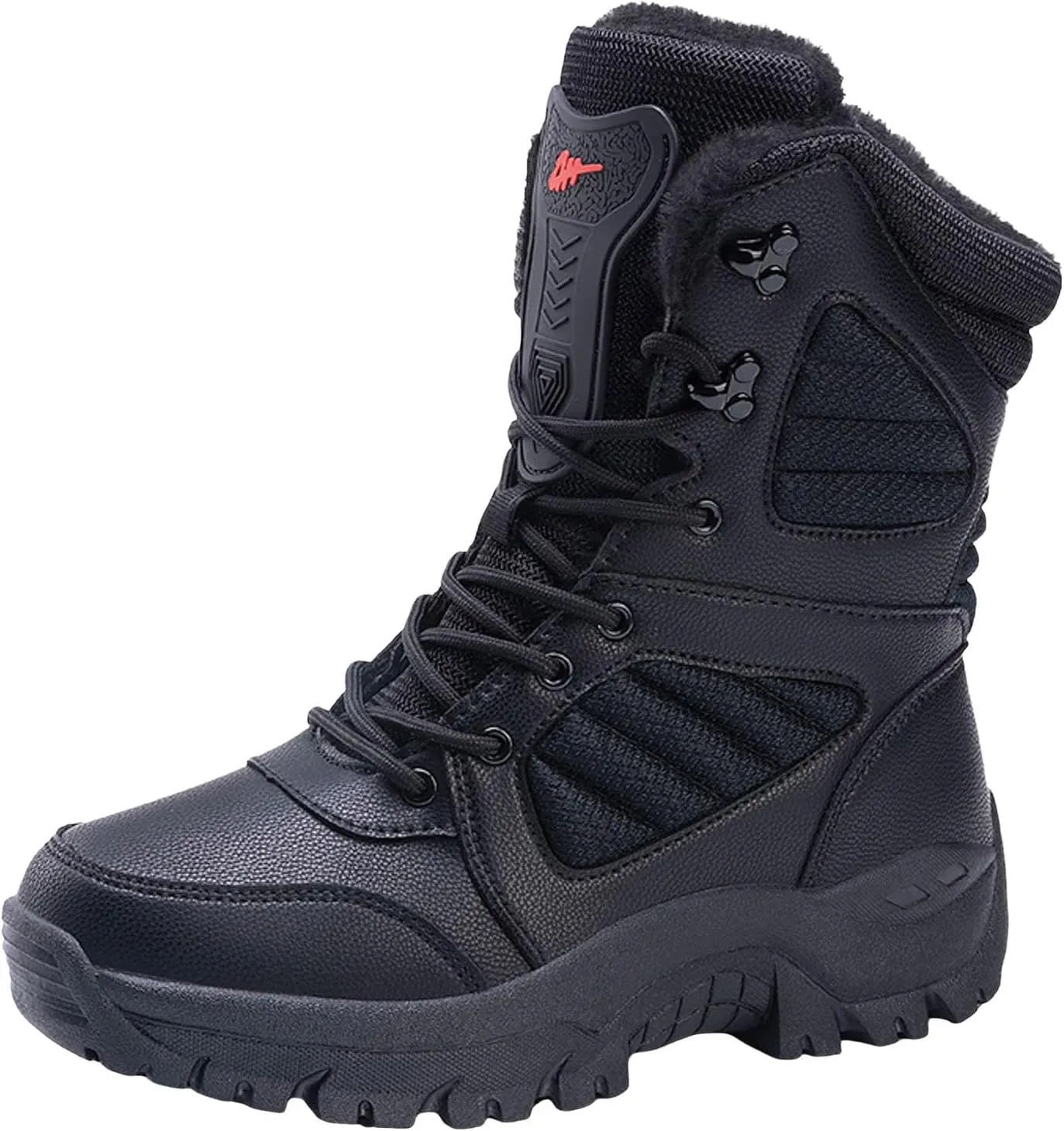 Women's Snow Boots Waterproof Insulated Fur Lined Booties Lightweight Winter Hiking Shoes WaterProof Thermal No-Slip Fur