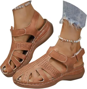 Women's Summer Flip Flop Slippers Comfortable Thong Sandals with 45cm Wedge Heel for Beach Vacation Casual Outfit