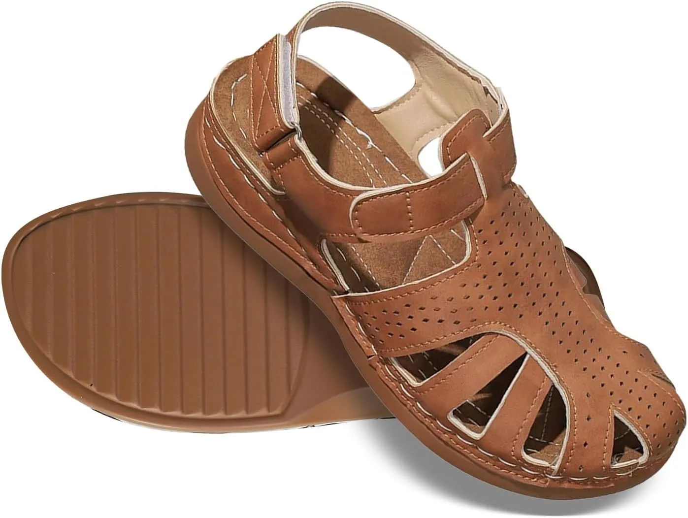 Women's Summer Flip Flop Slippers Comfortable Thong Sandals with 45cm Wedge Heel for Beach Vacation Casual Outfit
