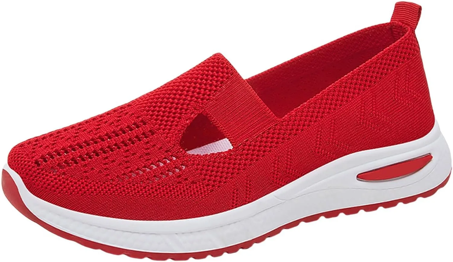 Women's Woven Orthopedic Breathable Soft Shoes Non Slip Work Shoes Women Flat Feet Women Shoes Casual Fashion Sneakers White Tennis Shoe White Loafers