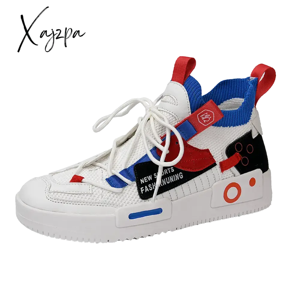 Xajzpa - Shoes men Sneakers Male casual Mens Shoes tenis Luxury shoes Trainer Race Breathable Shoes fashion loafers running Shoes
