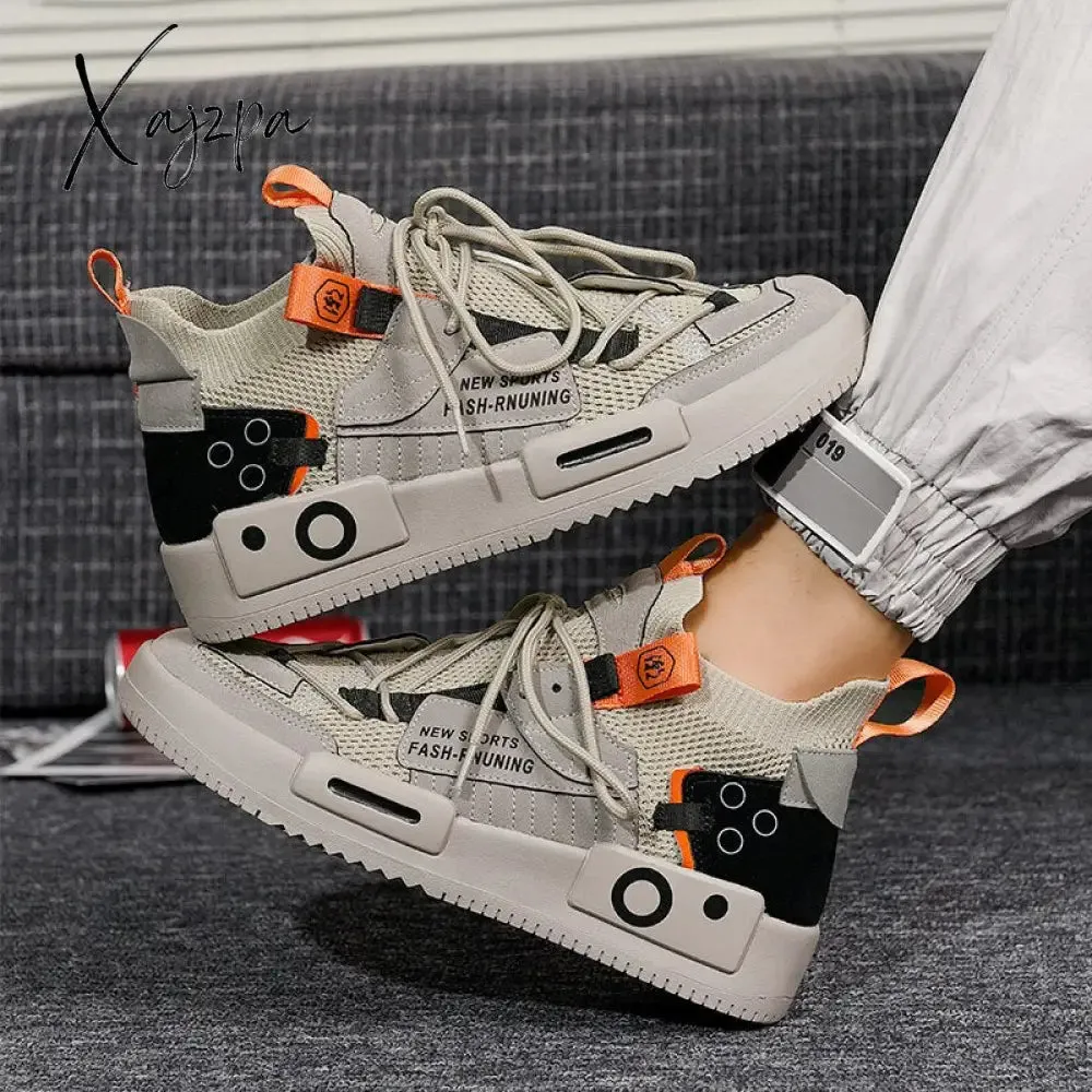 Xajzpa - Shoes men Sneakers Male casual Mens Shoes tenis Luxury shoes Trainer Race Breathable Shoes fashion loafers running Shoes
