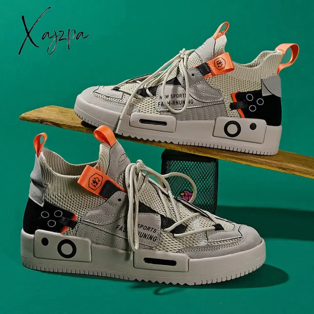 Xajzpa - Shoes men Sneakers Male casual Mens Shoes tenis Luxury shoes Trainer Race Breathable Shoes fashion loafers running Shoes