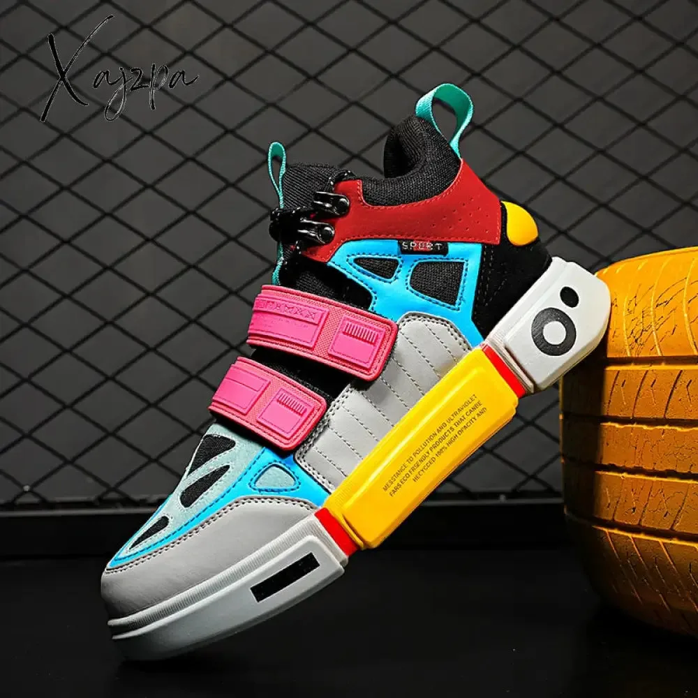Xajzpa - Shoes men Sneakers Male casual Mens Shoes tenis Luxury shoes Trainer Race Breathable Shoes fashion loafers running Shoes
