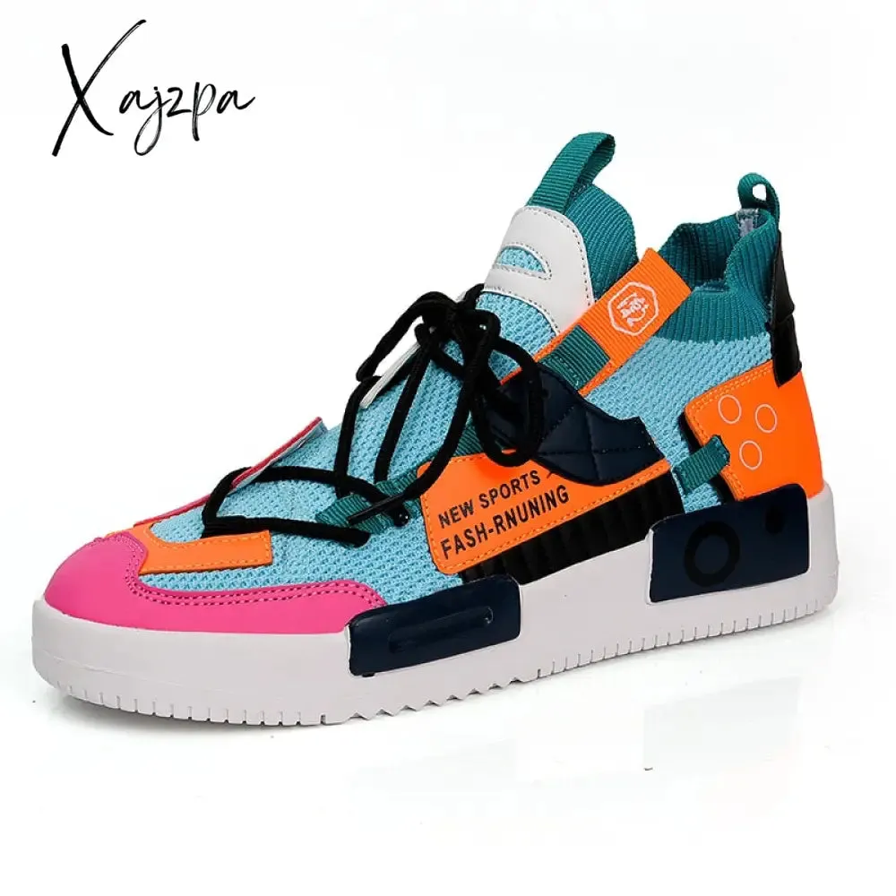 Xajzpa - Shoes men Sneakers Male casual Mens Shoes tenis Luxury shoes Trainer Race Breathable Shoes fashion loafers running Shoes